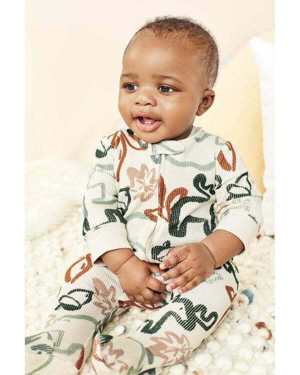 Multi Baby Moose 2Way Zip Thermal Sleep & Play Pajamas